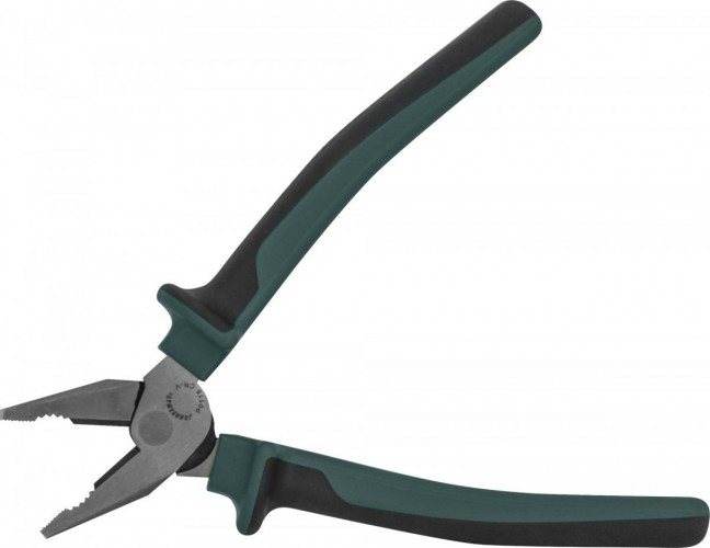 Пассатижи с увеличенными рычагами JONNESWAY P0117 двухкомпонентными рукоятками, 180 мм 049392 - изображение 2