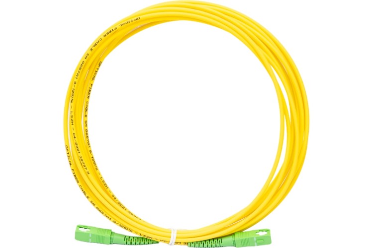 Патч-корд оптический REXANT 50-2025 9/125 (OS2), SC/APC-SC/APC, (Simplex), LSZH, 5м - изображение 3