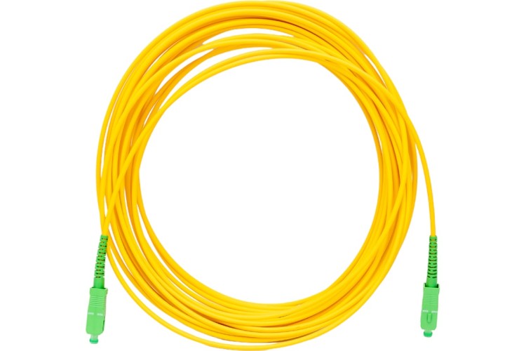 Патч-корд оптический REXANT 50-2026 9/125 (OS2), SC/APC-SC/APC, (Simplex), LSZH, 10м - изображение 2