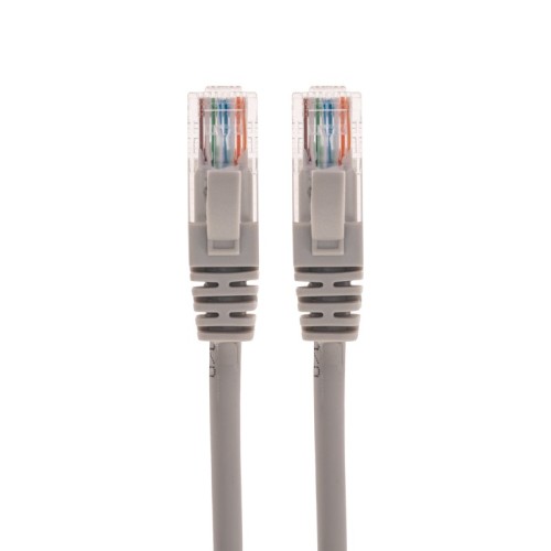 Патч-корд REXANT 02-0100-03 U/UTP, CAT 5e, RJ45-RJ45, 26AWG, LSZH, серый 0,3м - изображение 2