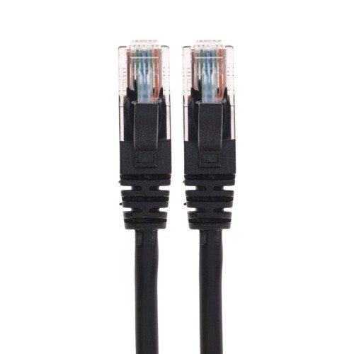 Патч-корд REXANT 02-0102-05 U/UTP, CAT 5e, RJ45-RJ45, 26AWG, LSZH, черный 0,5м - изображение 2