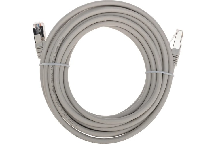 Патч-корд REXANT 02-0210-5 U/UTP, CAT 6, RJ45-RJ45, 26AWG, LSZH, серый 5м - изображение 2