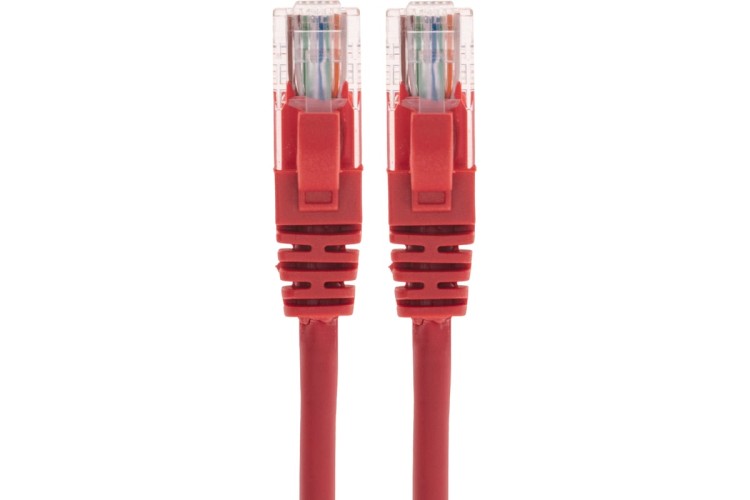 Патч-корд REXANT 02-0293-5 U/UTP, CAT 6, RJ45-RJ45, 26AWG, LSZH, красный 5м - изображение 2