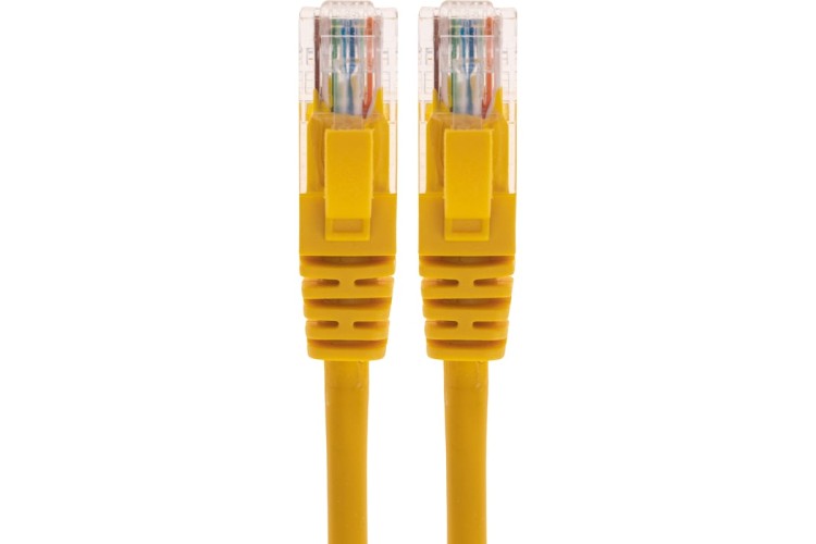 Патч-корд REXANT 02-0295-2 U/UTP, CAT 6, RJ45-RJ45, 26AWG, LSZH, желтый 2м - изображение 2