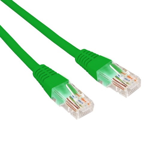 Патч-корд REXANT 02-0296-105 U/UTP, CAT 6, RJ45-RJ45, 26AWG, LSZH, зеленый 1,5м