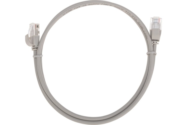 Патч-корд REXANT 02-0380-1 U/UTP, CAT 6A (10G), RJ45-RJ45, 28AWG, LSZH, 1м
