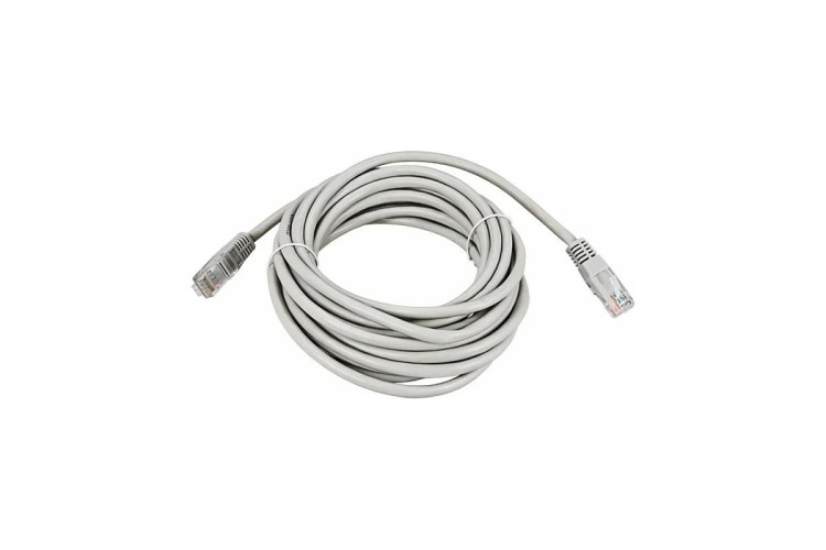 Пaтч-корд REXANT 18-1007 U/UTP, CAT 5e, RJ45-RJ45, PVC серый, 5м - изображение 2