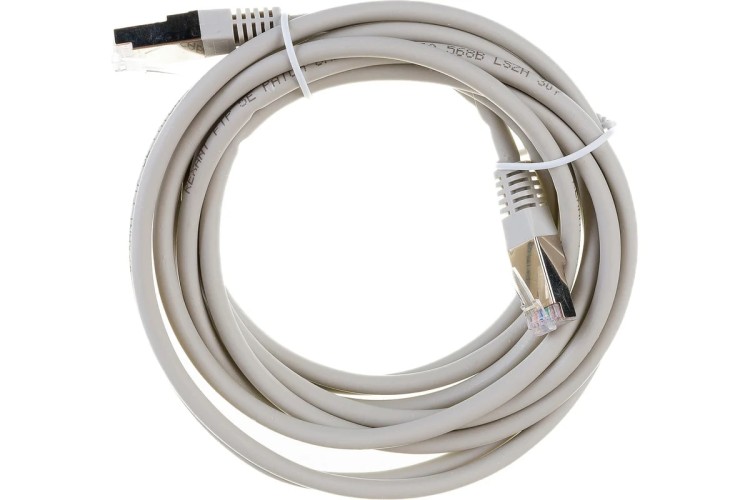 Пaтч-корд REXANT 18-8006-1 F/UTP, CAT 5e, RJ45-RJ45, 24AWG, ZH нг(A)-HF, 3м - изображение 2