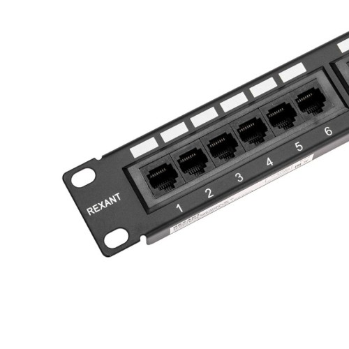 Патч-панель REXANT 02-0234 19", 1U, 24 порта RJ-45, CAT 6, UTP - изображение 4