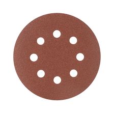 Круг шлифовальный на липучке PATRIOT, 125мм, Р100, 8 отверстий, 5 шт, диск абразивный - изображение 5