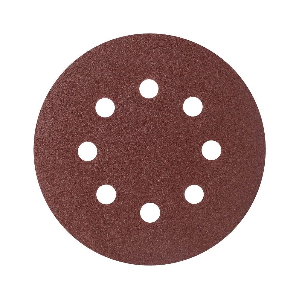 Круг шлифовальный на липучке PATRIOT, 125мм, Р120, 8 отверстий, 5 шт, диск абразивный