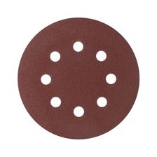 Круг шлифовальный на липучке PATRIOT, 125мм, Р120, 8 отверстий, 5 шт, диск абразивный - изображение 5