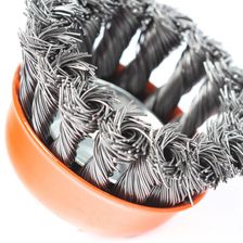 Щетка PATRIOT чашеобразная, 125 мм, ХМ14, витая проволока, жесткая, металлическая - изображение 10