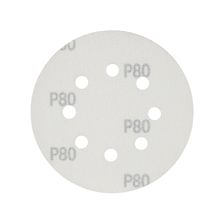 Круг шлифовальный на липучке PATRIOT, 125мм, Р80, 8 отверстий, 5 шт, диск абразивный - изображение 6