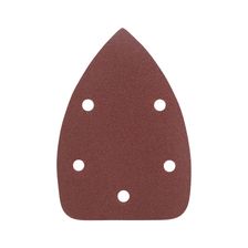 Треугольник шлифовальный PATRIOT на липучке / 140х140х80мм / Р100 / 5 отверстий / 5 шт / абразивный - изображение 5