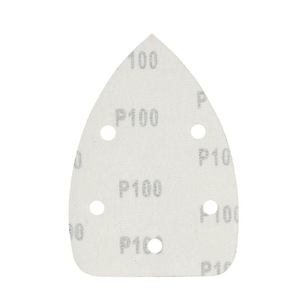 Треугольник шлифовальный PATRIOT на липучке, 140х140х80мм, Р100, 5 отверстий, 5 шт - изображение 2
