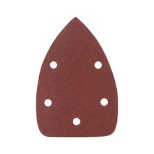Треугольник шлифовальный PATRIOT на липучке / 140х140х80мм / Р80 / 5 отверстий / 5 шт / абразивный - изображение 5