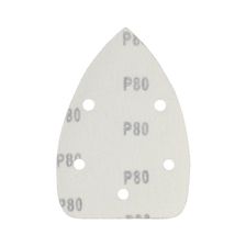 Треугольник шлифовальный PATRIOT на липучке / 140х140х80мм / Р80 / 5 отверстий / 5 шт / абразивный - изображение 6