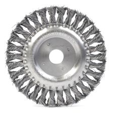 Щетка PATRIOT круглая, 150 мм, Х22,23 мм, витая проволока, металлическая - изображение 3