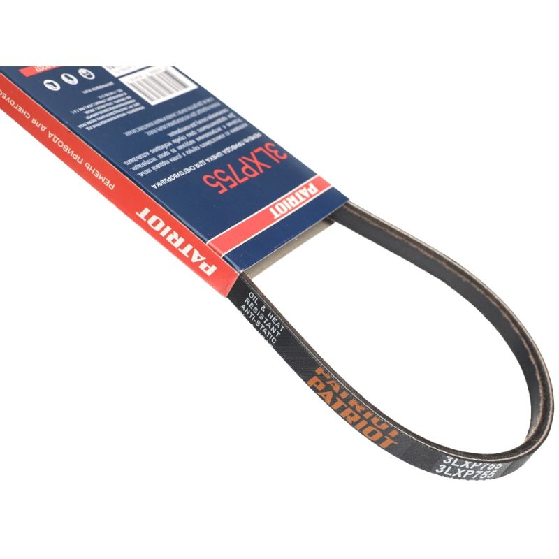 Ремень PATRIOT 3LXP755 привода шнека для снегоуборщика Сибирь 999ЕКХ - изображение 3