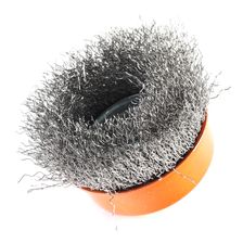 Щетка PATRIOT чашеобразная, 60 мм, ХМ14, гофрированная проволока, жесткая, металлическая - изображение 5