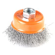 Щетка PATRIOT чашеобразная, 60 мм, ХМ14, гофрированная проволока, жесткая, металлическая - изображение 6