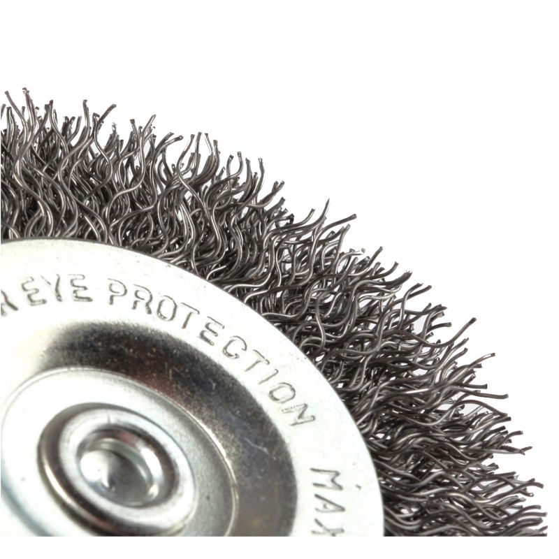 Щетка PATRIOT круглая для дрели, 65 мм НЕХ, жесткая, металлическая - изображение 2