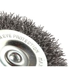 Щетка PATRIOT круглая для дрели, 65 мм НЕХ, жесткая, металлическая - изображение 5