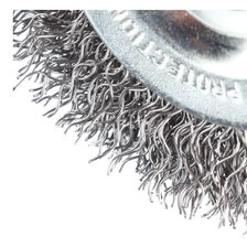 Щетка PATRIOT круглая для дрели, 65 мм НЕХ, жесткая, металлическая - изображение 6