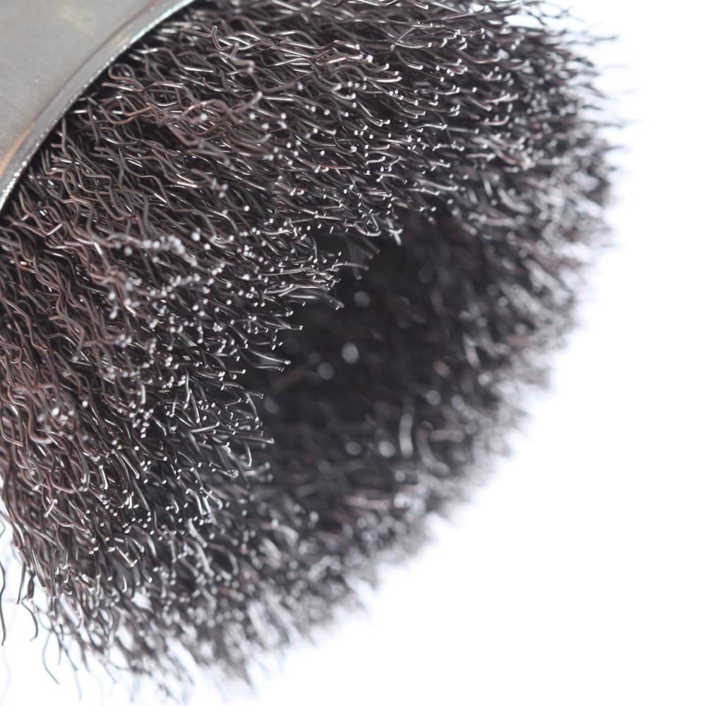 Щетка PATRIOT чашеобразная для дрели, 65 мм НЕХ, жесткая, металлическая - изображение 3