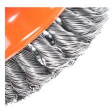 Щетка PATRIOT чашеобразная, 75мм, ХМ14, витая проволока, жесткая, металлическая - изображение 9