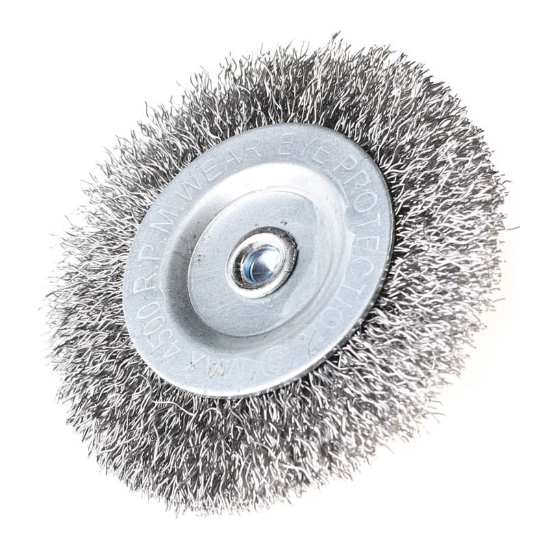 Щетка PATRIOT круглая для дрели, 75 мм, НЕХ, жесткая, металлическая - изображение 2
