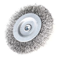 Щетка PATRIOT круглая для дрели, 75 мм, НЕХ, жесткая, металлическая - изображение 4