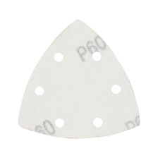 Треугольник шлифовальный PATRIOT на липучке / 80х80х80мм / Р60 / 6 отверстий / 5 шт / абразивный - изображение 6