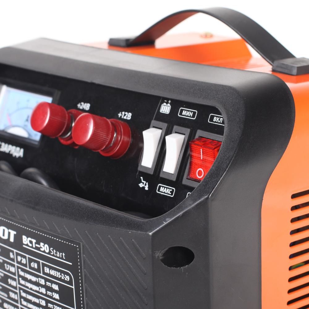 Пускозарядное устройство PATRIOT BCT-50 Start, 50А, 550Ач, зарядное устройство для акб - изображение 4