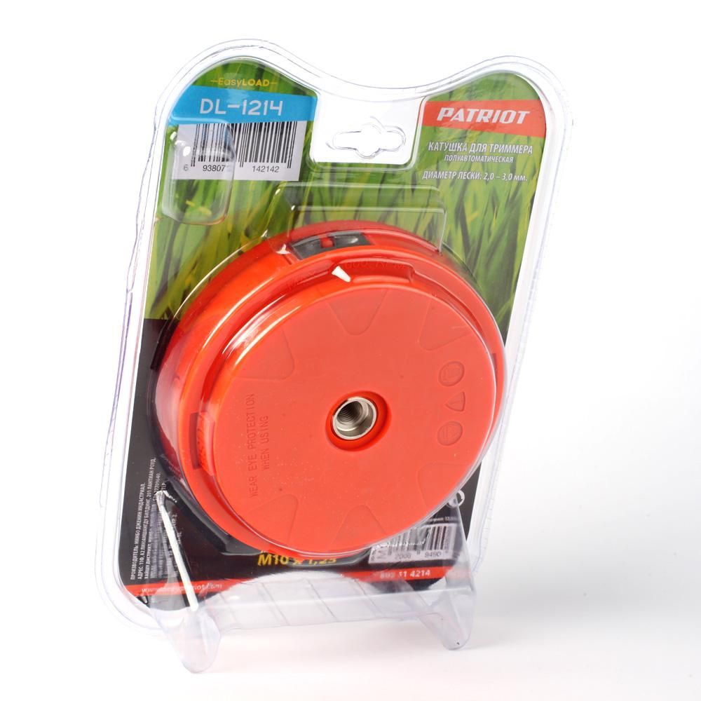 Катушка для триммера полуавтомат PATRIOT DL-1214 Comfort универсальная, M10х1.25, левая резьба - изображение 3