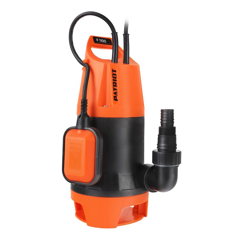 Дренажный насос для грязной воды PATRIOT F 1100, 1120Вт