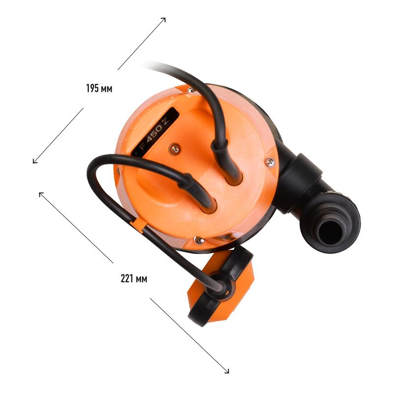 Дренажный насос для грязной воды PATRIOT F 450 Z, 450Вт - изображение 11