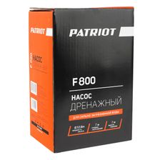 Дренажный насос для грязной воды PATRIOT F 800, 810Вт - изображение 17