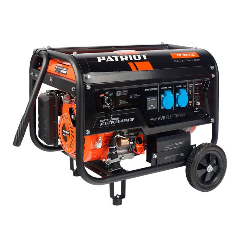 Генератор бензиновый PATRIOT  GP 3810LE