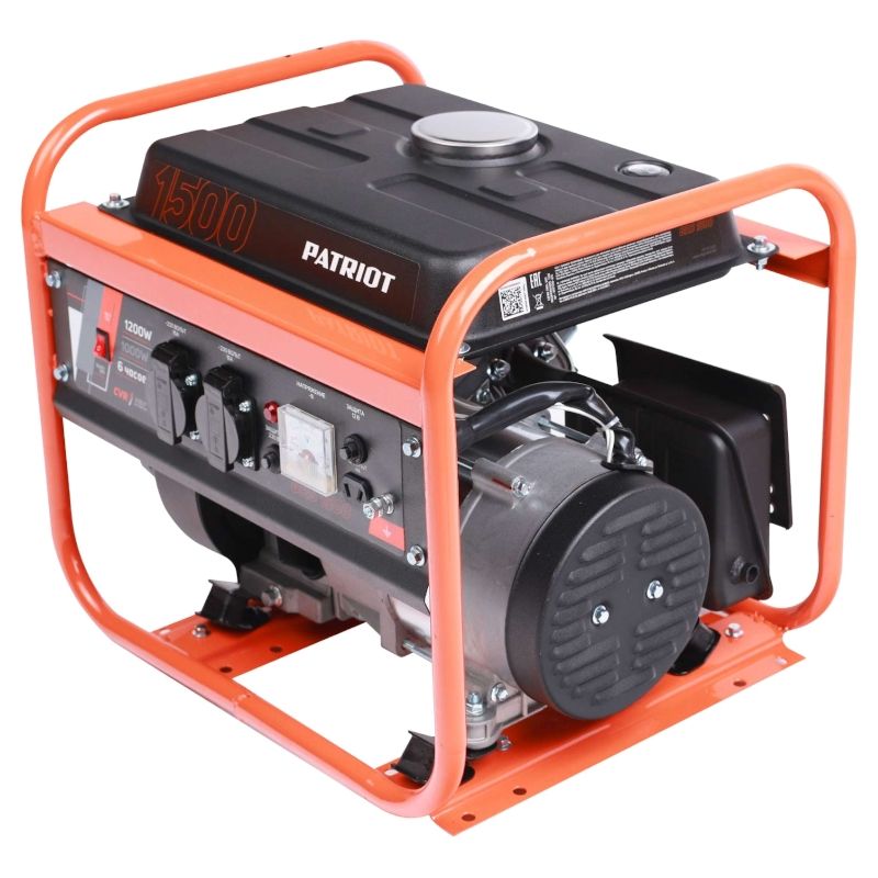 Генератор бензиновый PATRIOT GRS 1500, 1,2 кВт, 3лс, объем 6л - изображение 8