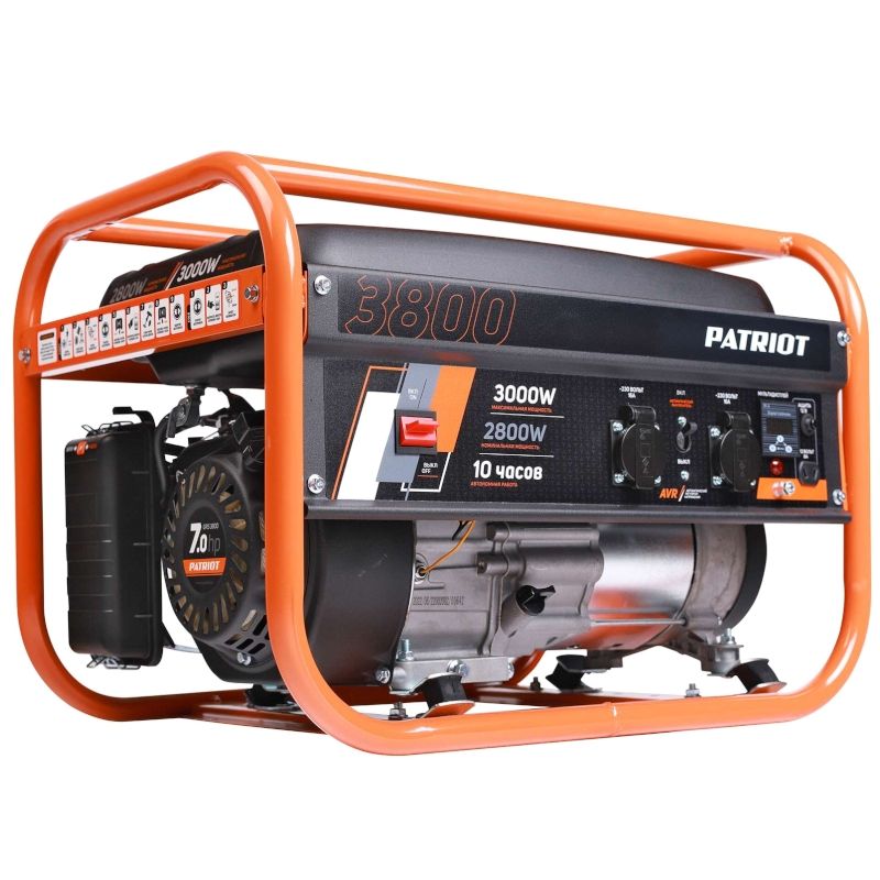 Генератор бензиновый PATRIOT GRS 3800, 7лс, 3000Вт, объем 15л - изображение 5