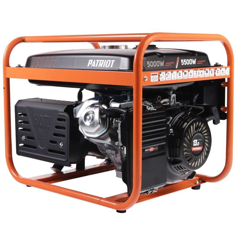 Генератор бензиновый PATRIOT GRS 6500 E, 13лс, 5500Вт, объем 25л - изображение 3