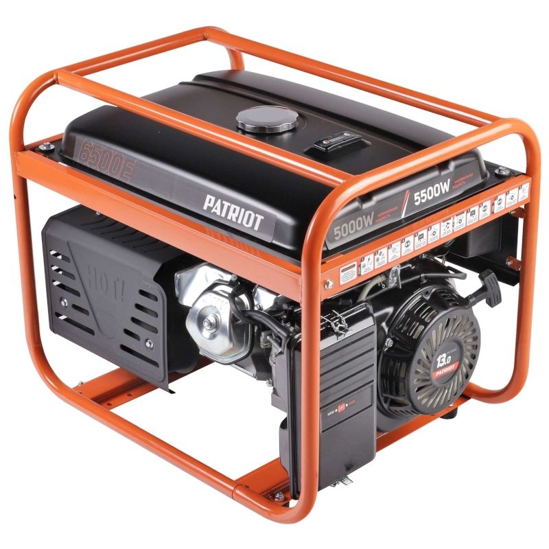 Генератор бензиновый PATRIOT GRS 6500 E, 13лс, 5500Вт, объем 25л - изображение 4