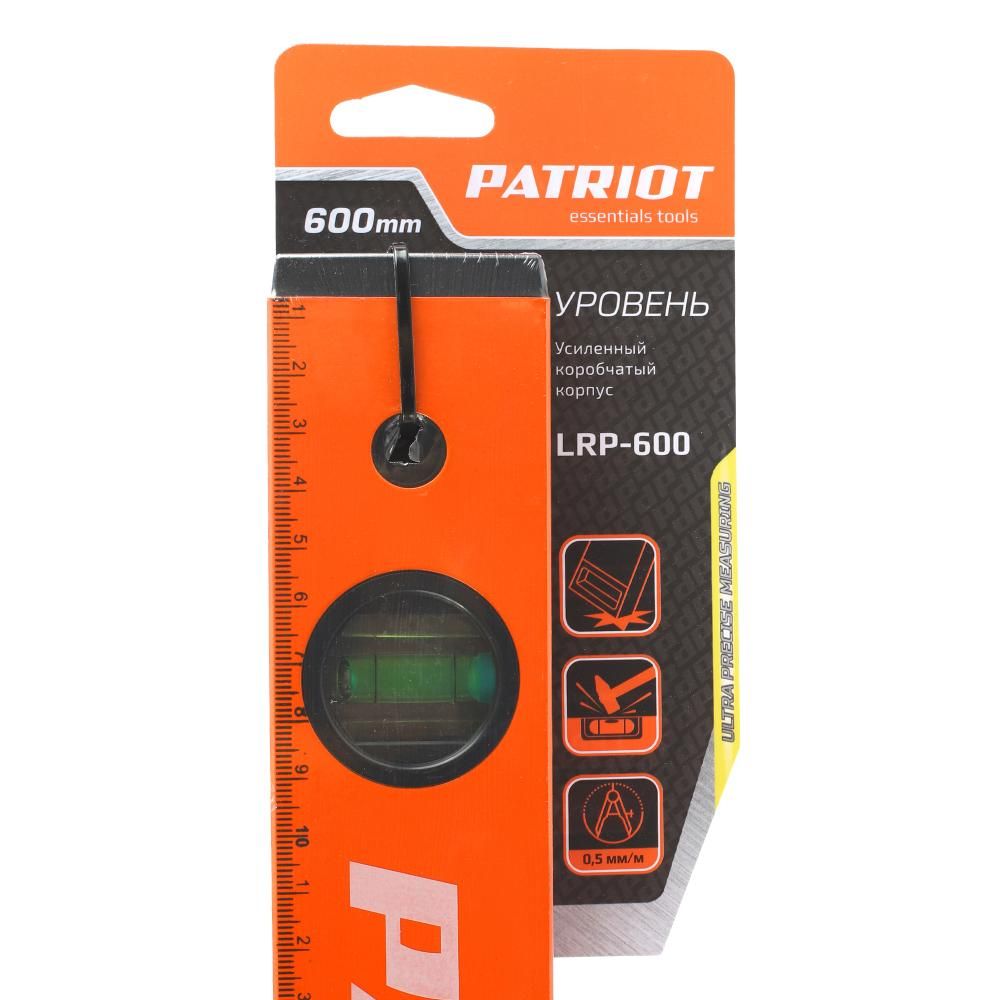 Уровень PATRIOT LRP-600, магнитный, усиленный, 600мм - изображение 5
