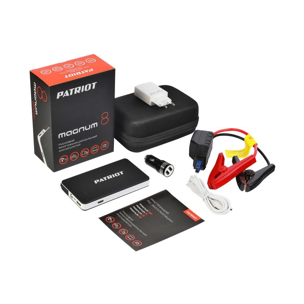Пусковой многофункциональный аккумулятор PATRIOT MAGNUM 8, 8000мАч - изображение 10