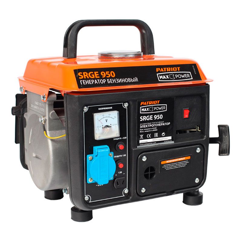 Генератор бензиновый PATRIOT Max Power SRGE  950
