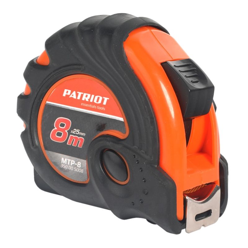 Рулетка измерительная PATRIOT MTP-8, ударопрочная