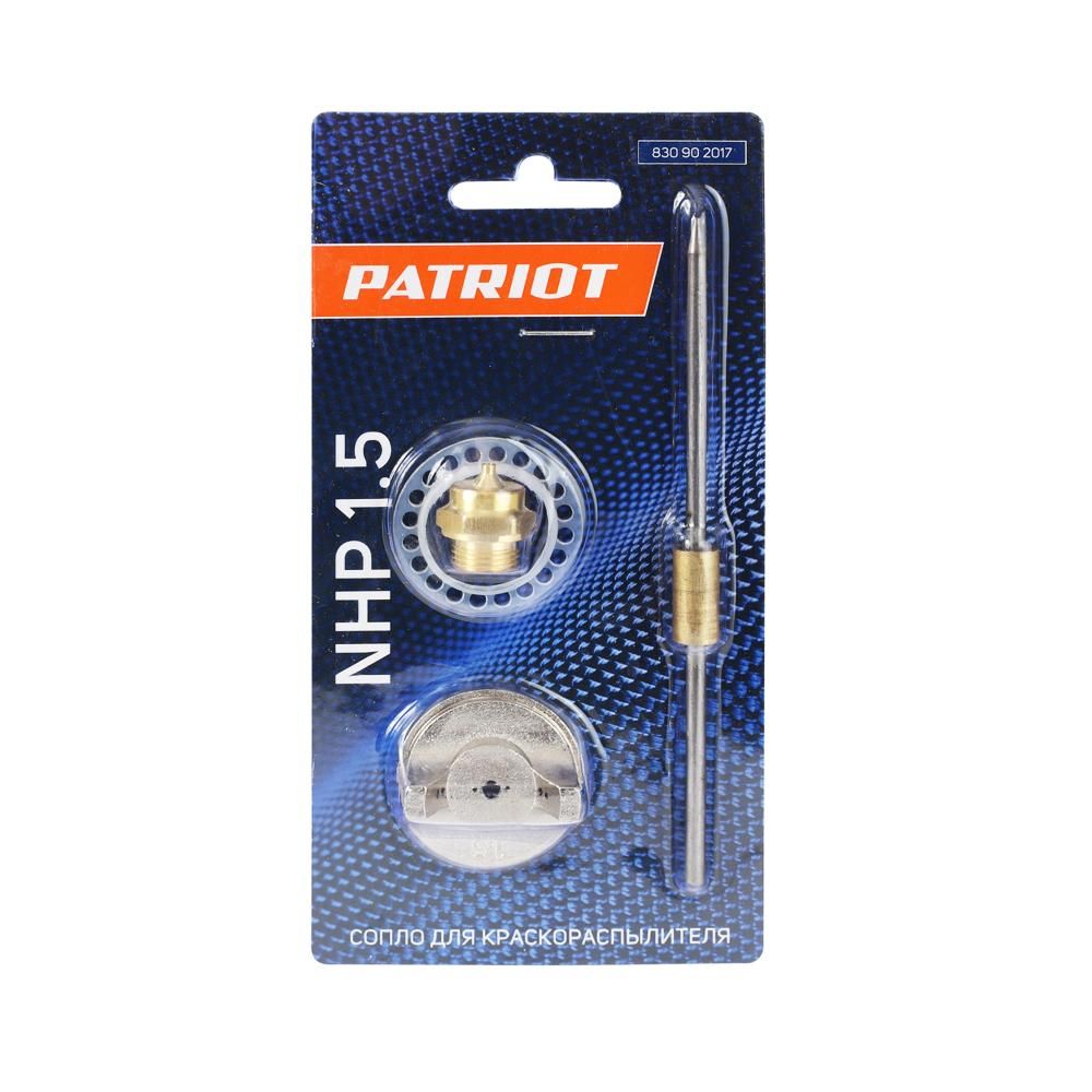 Сопло (ремкомплект) для краскораспылителя PATRIOT NHP 1.5, 1,5 мм для пневмокраскопульта LV 162A и L - изображение 6