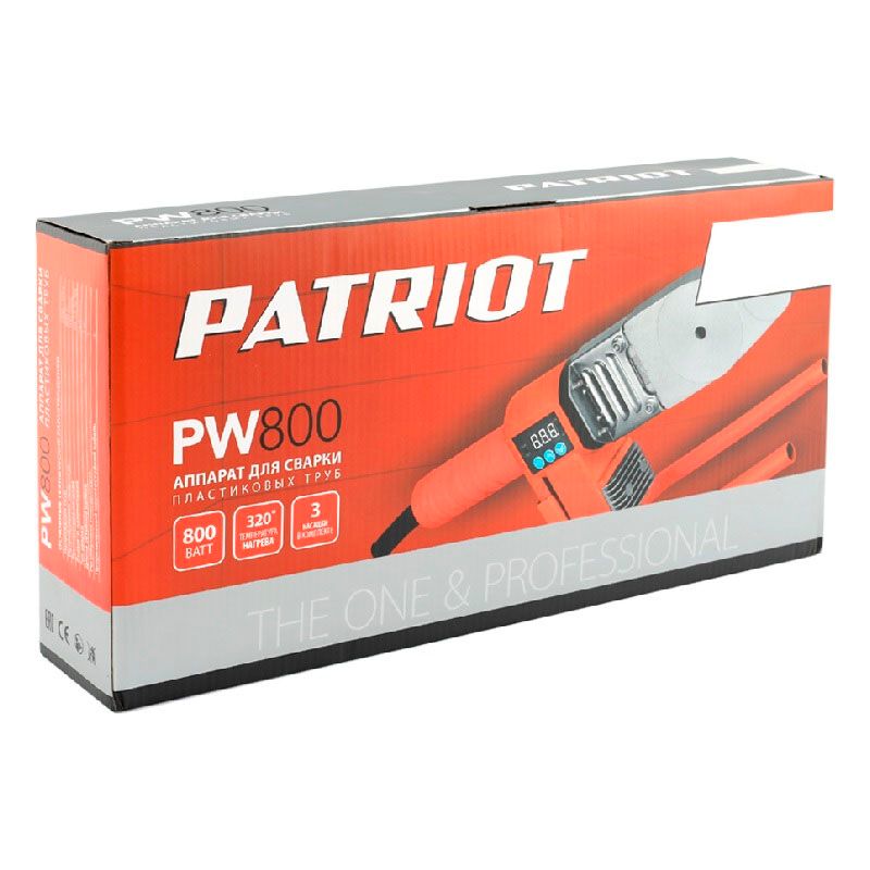 Аппарат для сварки пластиковых труб PATRIOT PW 800 (кейс) - изображение 9
